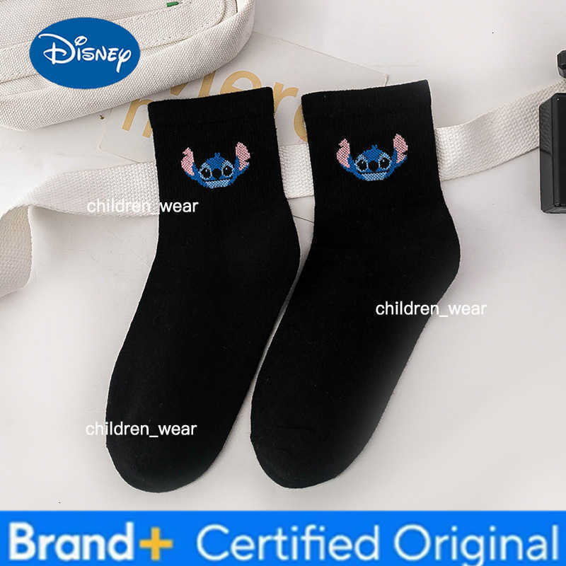 Disney Mickey Minnie Mouse Womens Printed Socks Comfort Autumn Winter Socks Medium Tube Sock Kawaii Girls Boy Socks H260306