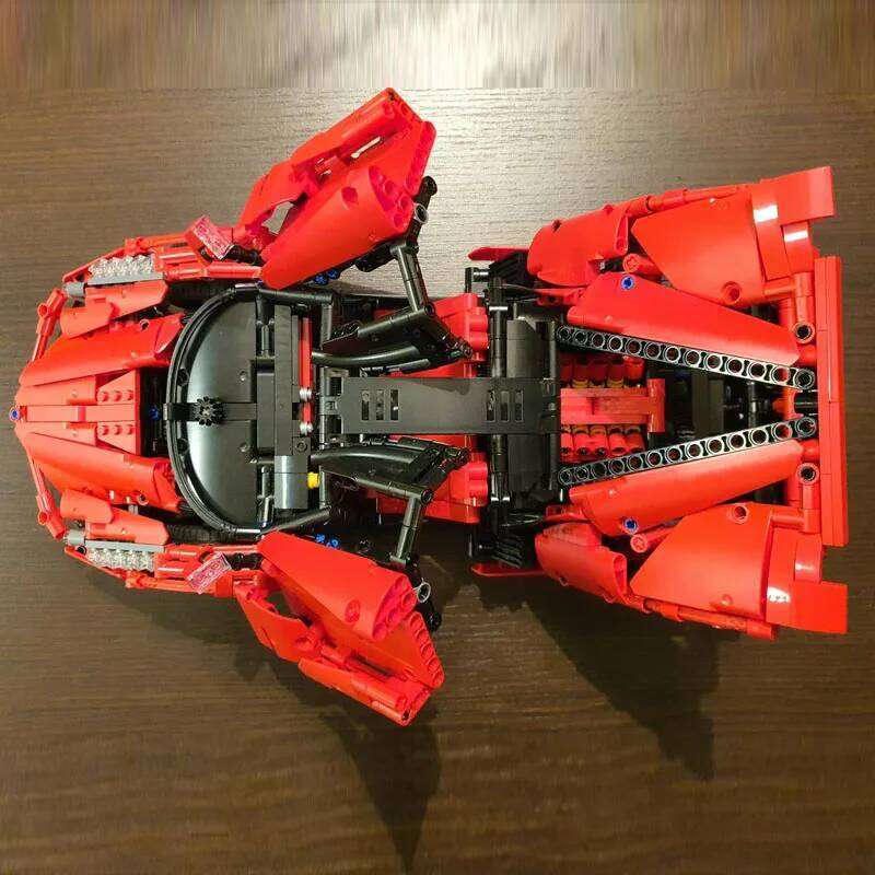 NEW MOC-29075 Laferrari Technologys Building Blocks Bricks Hypercar Super Racing Car Assembly Toys Model Boys Birthday Gifts Z260306