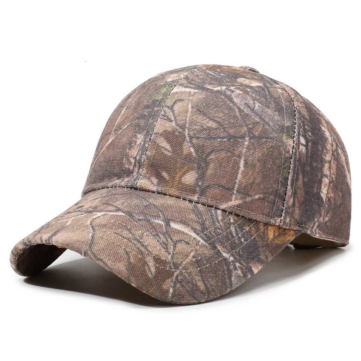 Baseball Cap with Leaf Jungle Camouflage Pattern for Outdoor Wilderness Hiking S260306