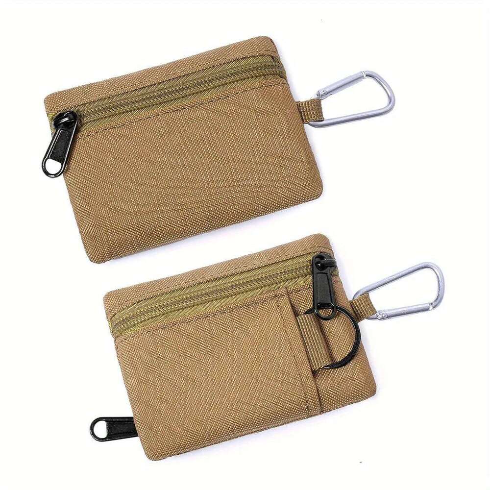 Tactical Mini Coin Purse Key Military Fan Outdoor Zipper Sports Waist Storage Accessory Bag One Pack C260304