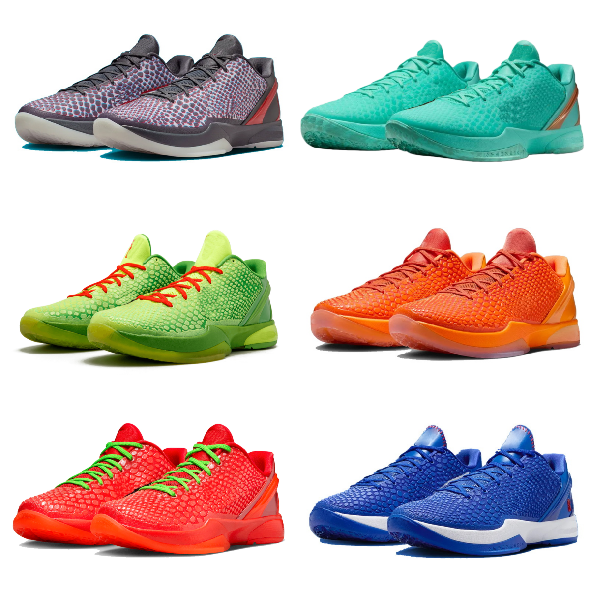 Total Orange Mamba 6 Statue of Liberty basketball shoes AllStar 3D Hollywood Dodgers Grade school men women sneakers trainers Outdoor Shoes TOP quality US4-US12