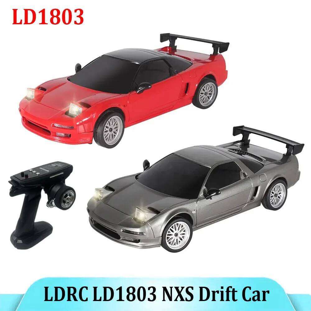 LDRC LD1803 NXS 1/18 RTR 2.4G 2WD ESP Gyroscope RC Car Drift Vehicle LED Lights Full Scale Controlled Toys C260305