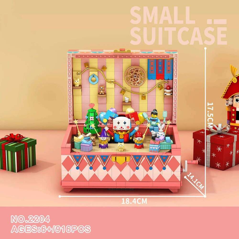 Loz Secret Box Streetscape Mini Diamond Block Villa Art Room Circus Building Brick City Street View Creative Toy Z260306