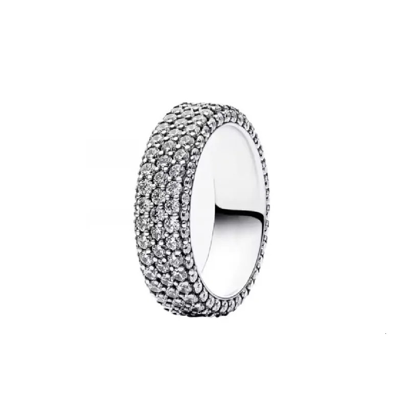 European 925 Silver Size 6 7 8 9 Heart-Shaped Flower Shaped Ring Suitable for Wedding Parties Exquisite 260302