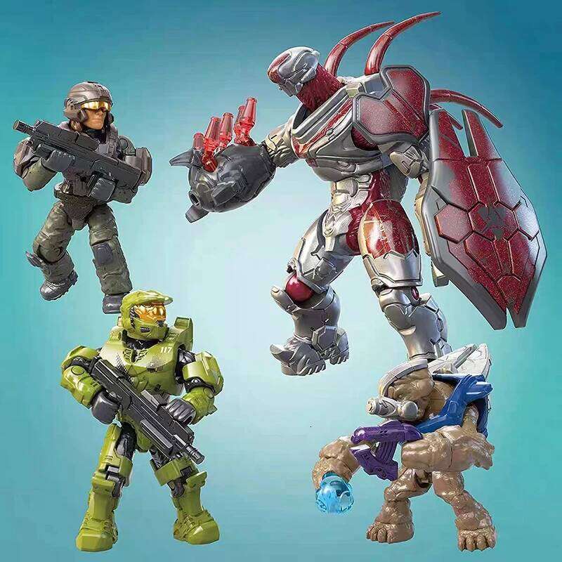 Technical MEGA Construx The Infinity Aura Airship Building Block War Mech Robots Weapon Model Bricks Toys For Kids Adult Gift Z260306