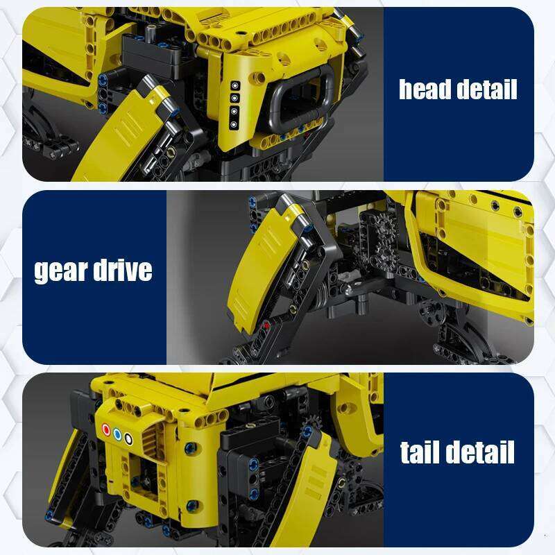 Technical Robot The RC Motorized Boston Dynamics Big Dog Model AlphaDog Building Blocks Bricks Toys for Kid Christmas Gifts Z260306