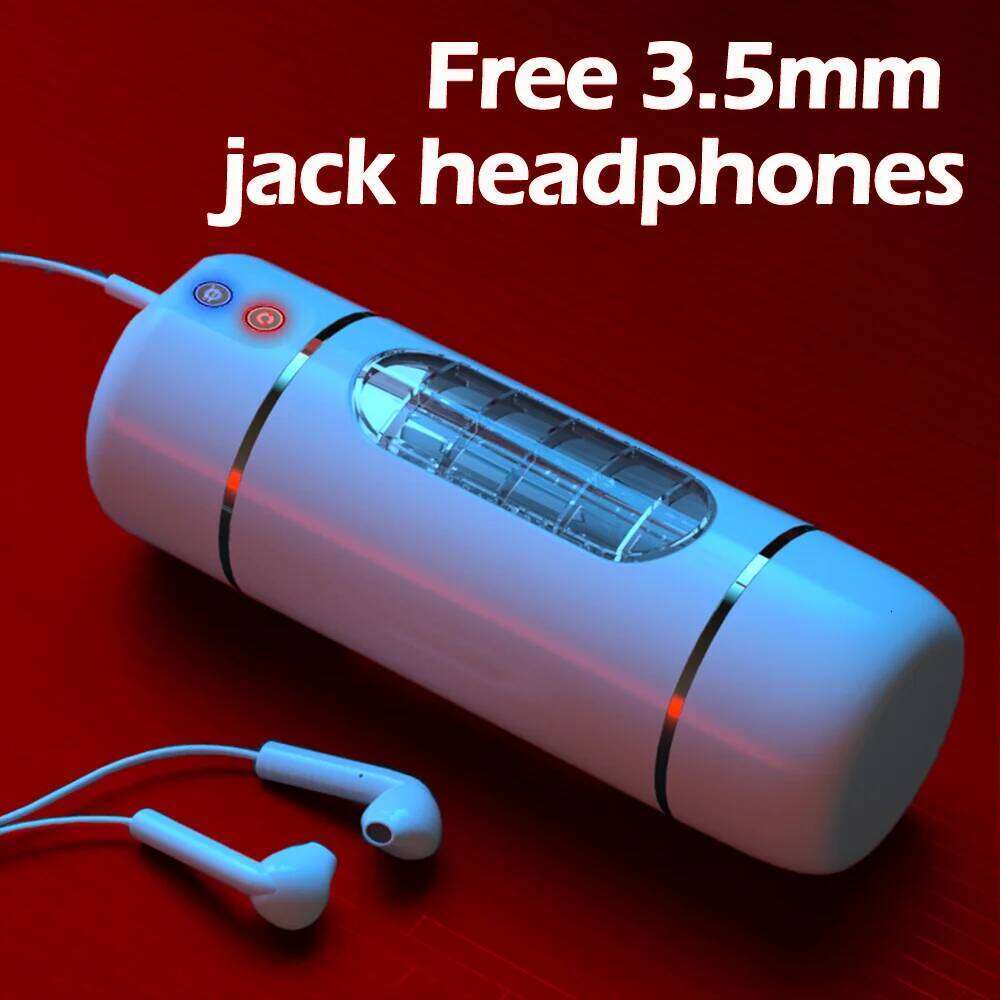 Men's Masturbator Powerful Vibrator Intelligent Voice Battery Male Masturbation Cup Penis Massager Adult Sexy Sex Toy For Men W260305