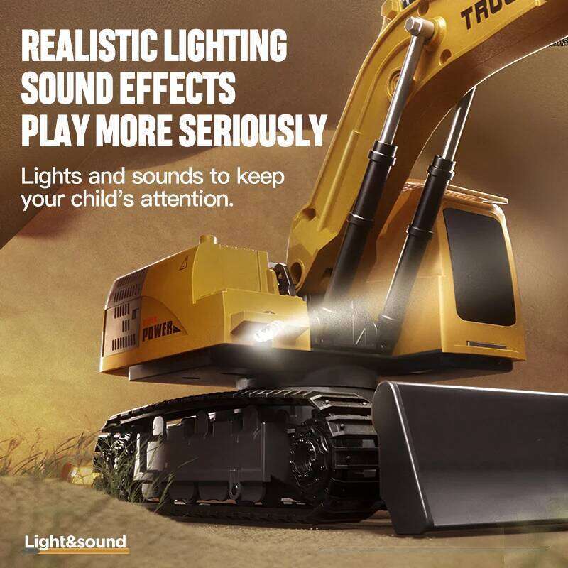 Large alloy remote control excavator toy car, little boy electric excavator, car engineering vehicle, children's shovel C260305