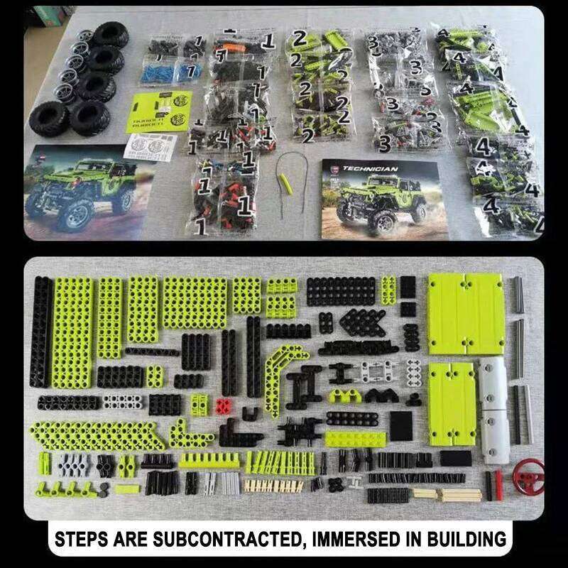 Technical Car APP Remote Control Motor Power SUV Series Building Blocks Bricks MOC Off-road Vehicle Model Sets Boy Toys Kid Gift Z260306