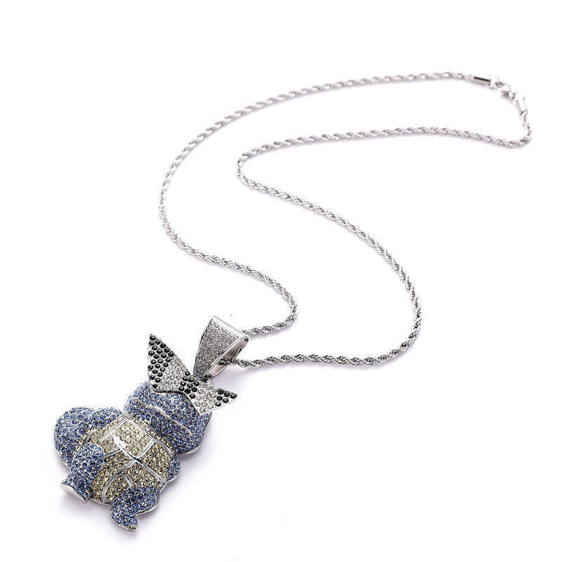 Hot-selling Hip-hop High-quality Design Sense Alloy Full Diamond Cartoon Character Three-dimensional Pendant Free Shipping Nationwide