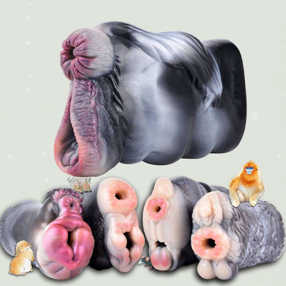 NNSX Animal Realistic Vagina Anal Male Masturbator for Men Silicone Pocket Pussy 3D Artificial Stroker Erotic Sex Toys W260305