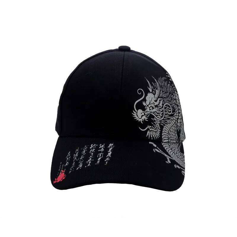 Chinese Style Dragon Pattern Baseball Hat For Men And Women Versatile National Tide Cap Hip Hop Skateboarding Cool Y260304