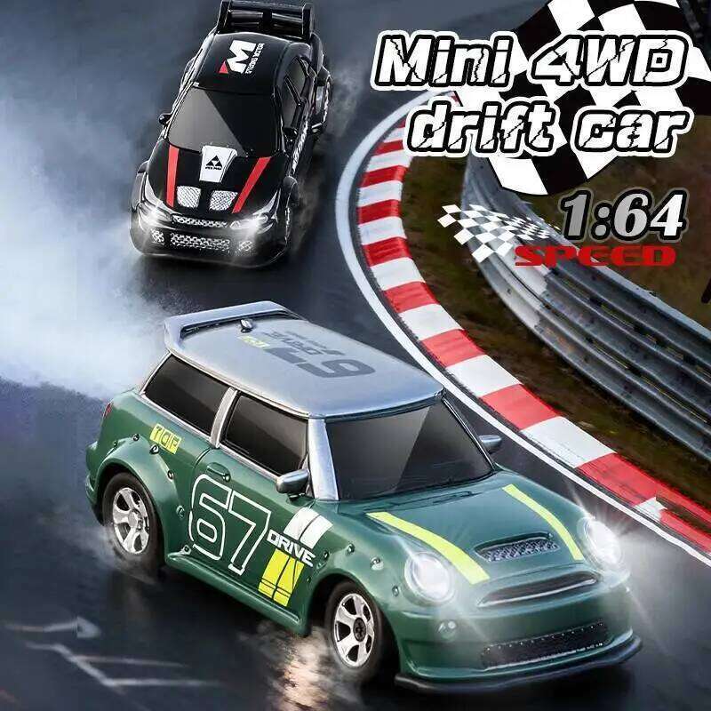 2025 New KF33 1:64 Drift Rc Car Four-wheel remote-controlled racing car Full proportions Desk Competition Toy Boys Ideal gifts C260305