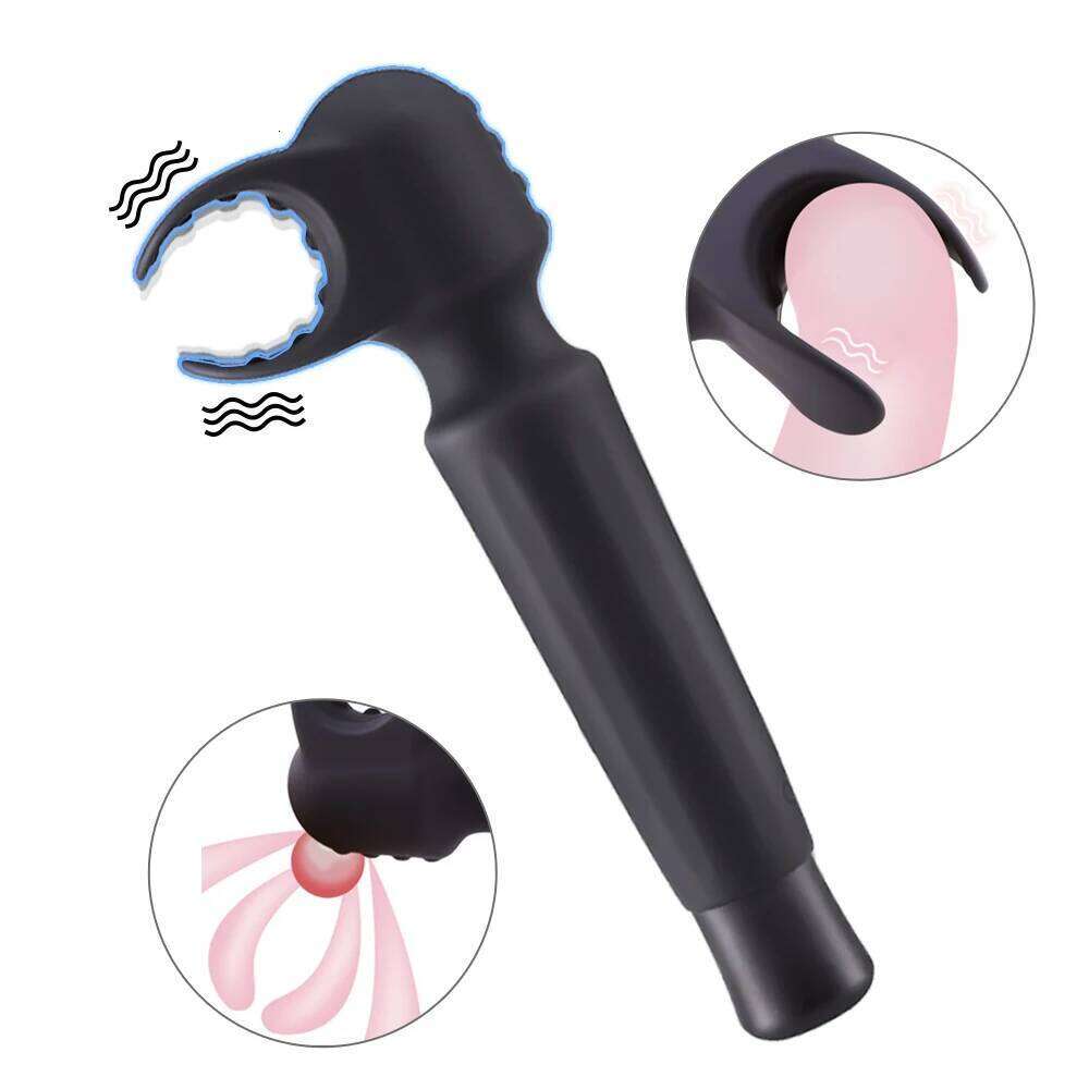 5 Frequency Wand Powerful Vibrators Women AV Stick Female Clitoris G Spot Body Massager Adult Vibrator Sex Toys for Woman W260305