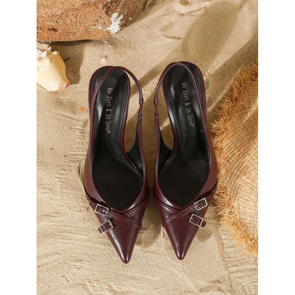 Women's Fashion Slip-On Stilettos, Elegant Comfortable and Breathable Simple Versatile Heels