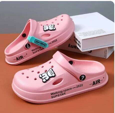 2024 Women Hole Girl Beach Eva Light Sandals Home Slippers Outdoor Summer Wading Sneaker Non-Slip Shoes