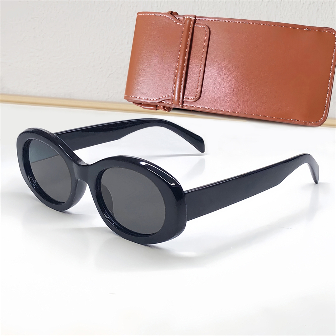 High Quality Designer Sunglasses For Women Men Oval Frame Tortoiseshell UV400 Premium Polarized Eyewear