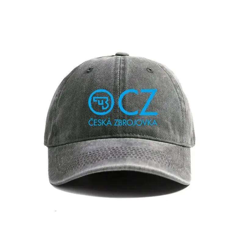 2025 Ceska Zbrojovka Baseball Caps Distressed CZ Firearms Cap Men Women Retro Outdoor Summer Adjustable Hats Fashion Y260304