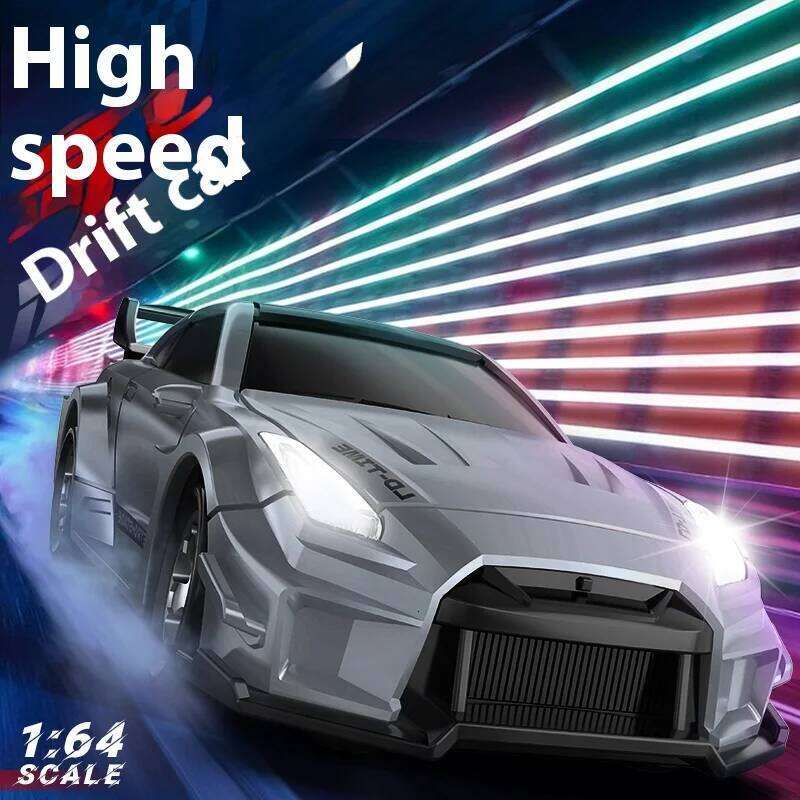 2.4G RC Drift 1/64 4WD Remote Control High Speed 15KM/H Drive Radio Controlled Mini Racing Car Model Boy Toy Gift C260305