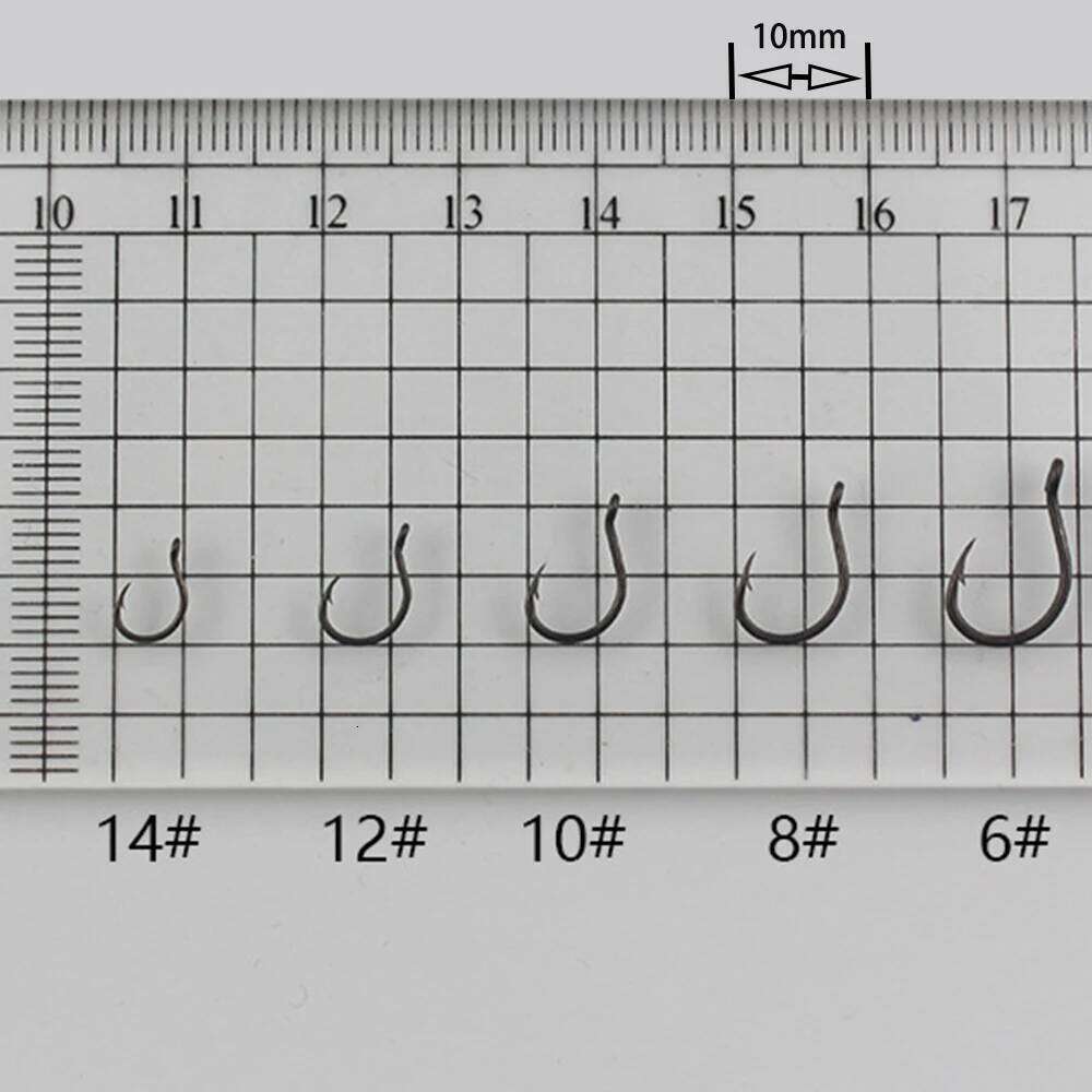 50pcs Hooks Steamed Bread Hook for Method Feeder Pipe Holes Anti-bottom Carp Herring Fishhook Fishing Accessories Pesca S260305