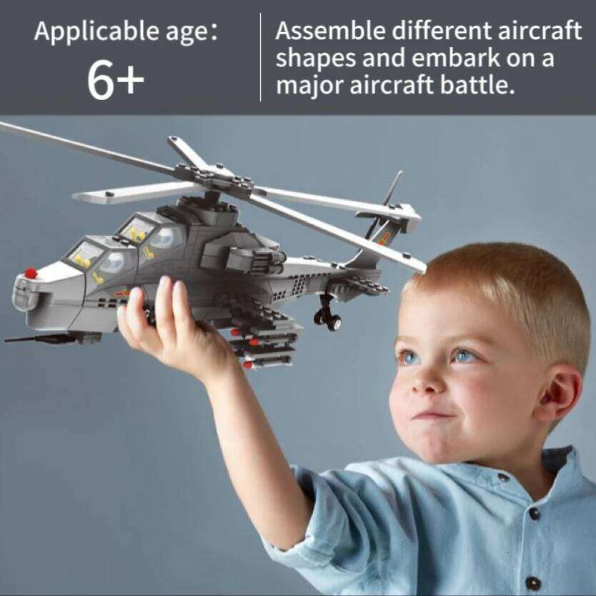 Air Force Block Collection - Building block aircraft toys for children over 6 years old and adults Z260305