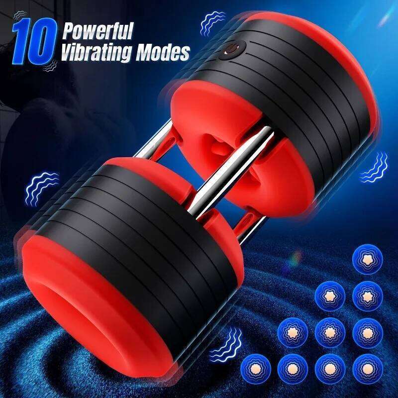 Male Sex Toys for Men Vibrating Double Interactive Electric Masturbator Penis Pump Stroker Pocket Pussy W260305