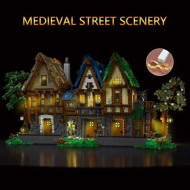 Medieval Blacksmith Shops Models 21325 Building Blocks Bricks Streetview Modular City Architecture Set Kids Toys Boys Adult Gift Z260306