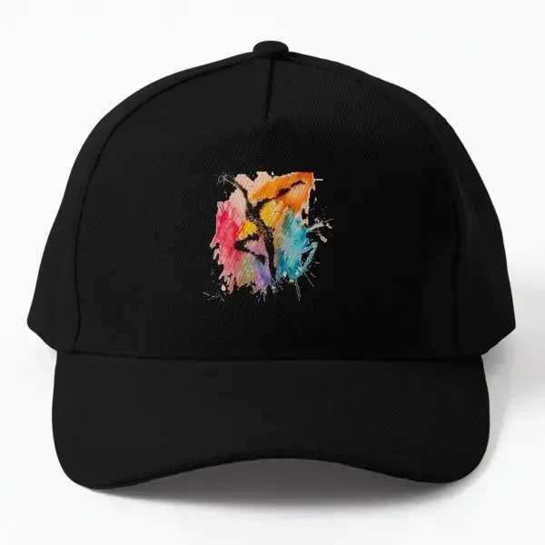Authentic Dance Art Baseball Cap Hat Spring Boys Casquette Sport Snapback Casual Summer Czapka Printed Sun Solid Color Black S260306