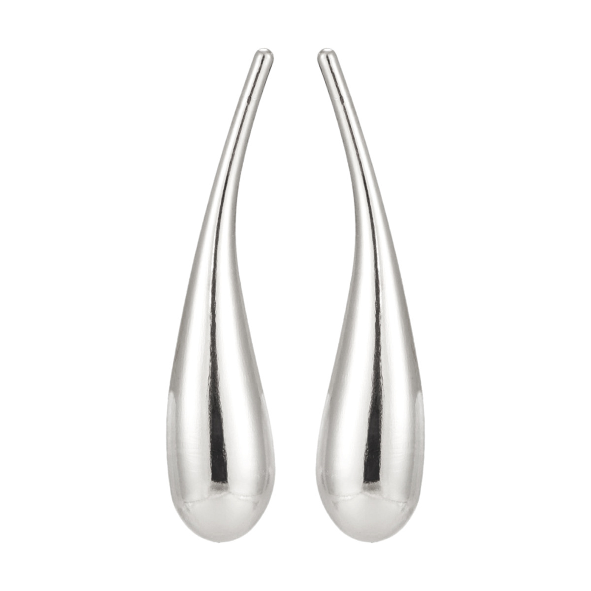 Stylish Waterdrop Shaped Metal Huggie Hoop Earring Set Timeless Accessories Ideal for Daytime Outfits