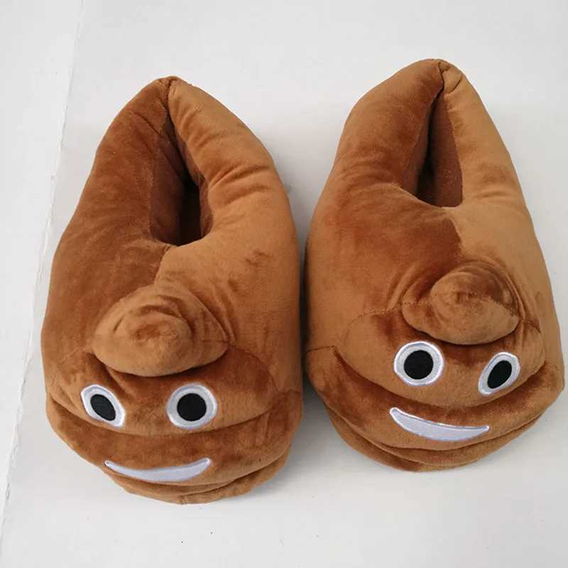 Whoholl Cute Funny Winter Shoes Women Slippers Unisex Brown Fashion Plush Female Indoors Slippers Home Warm Slippers Ladies S260305