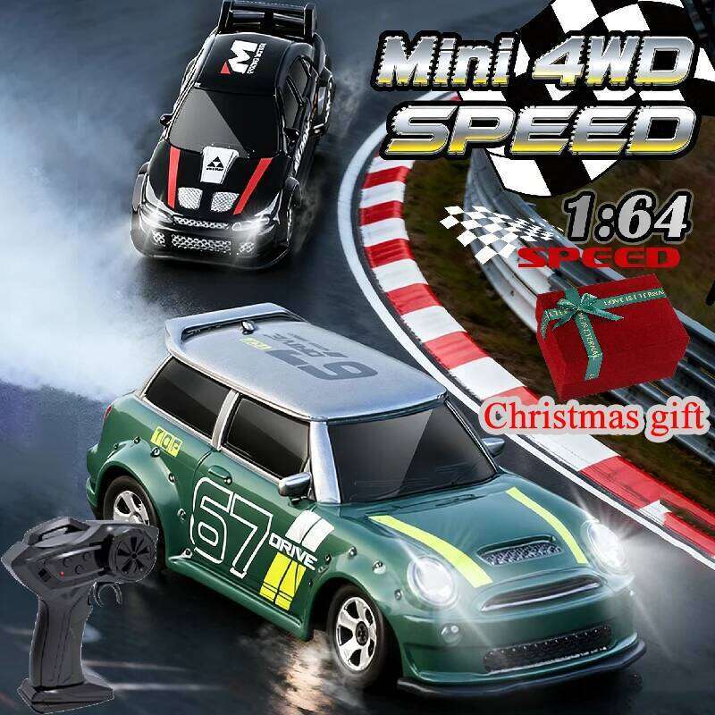 New Product KF33 Desktop Drift Remote Control 1:64 Full Scale Four-wheel Drive Car Model Toy Christmas Gift C260305