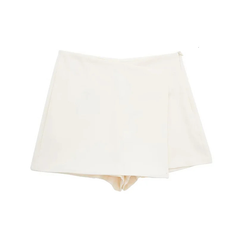 HXAO Shorts Women Summer Elegant Casual Party Skirt Shorts Ladies Fashion White Khaki Black Short Skirt Pants For Female 260306