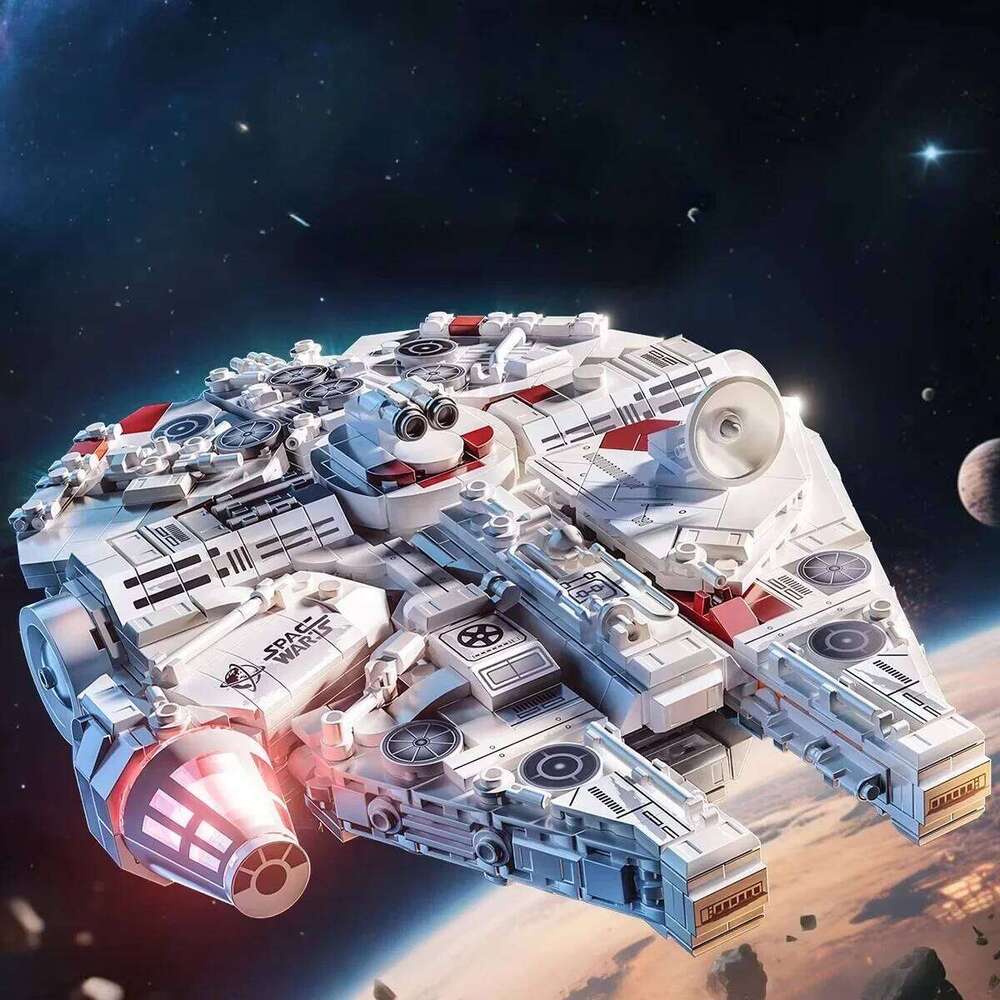 TOYLINX Hot Building Blocks 1361PCS Kits Millennium Falcon Bricks Christmas Birthday Holiday Boys Education Toys Gifts Z260305