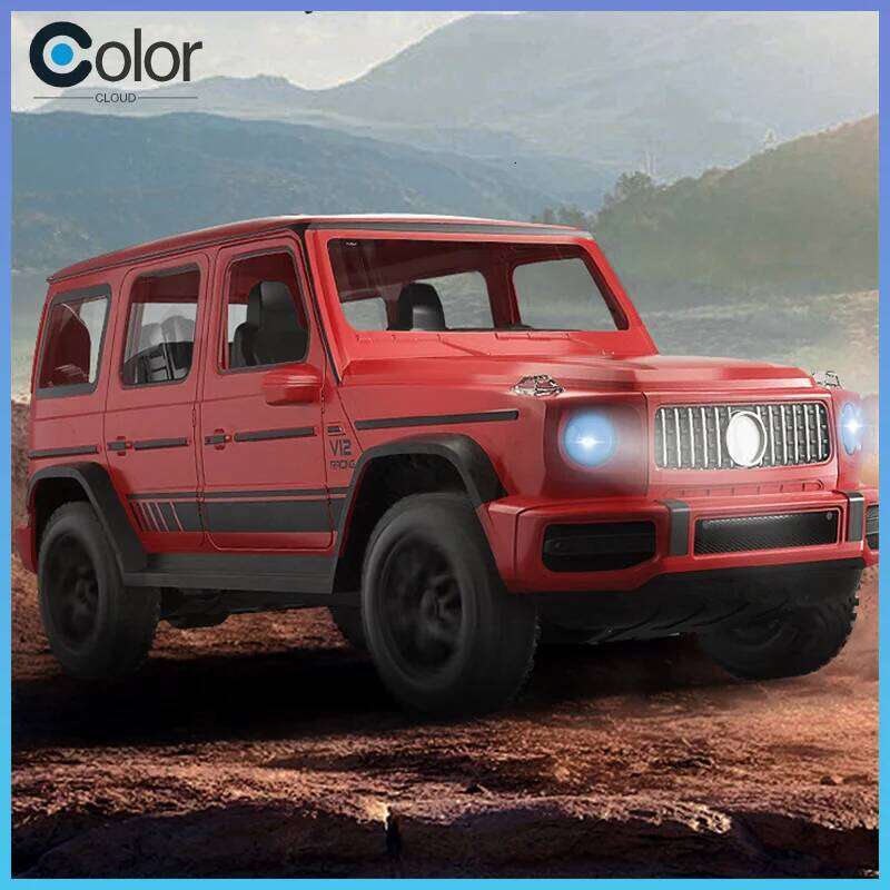 Jjrc 1:14 Gesture Sensing Door Opening Projection Charging Simulation Remote Control Off-Road Climbing Car Model Boy Toy Gift C260305