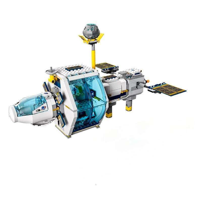 Urban series Lunar space Station Building blocks rocket launch Center Space capsule Astronauts Assembling Boy Toys 60349 Z260306