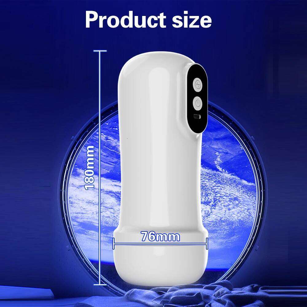 APP Automatic Sucking Male Masturbation Cup Vibration Heated Vagina Blowjob Masturbator Machines Sex Toys Adult Goods for Men W260305