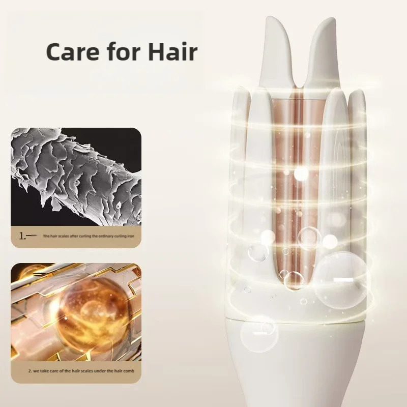 Automatic Rotating Curling Iron Electric Rotation Does Not Hurt Hair Portable Hair Curler for Comfortable and Safe Hair Styling 260305