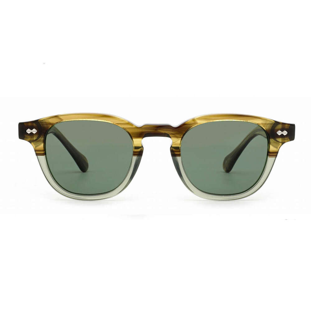 Exclusive Fashion Trend Round-Frame With Rivets For Foreign Trade European American Cross-Border Personalized Design High-End Material Sunglasses