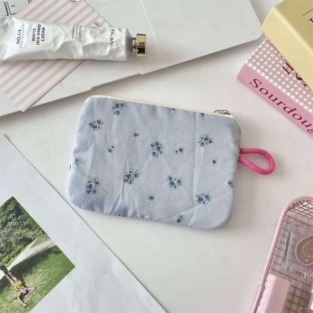 Cute Small Fresh Cotton Travel Purse Coin Pouch Card Bag Women Girls C260304