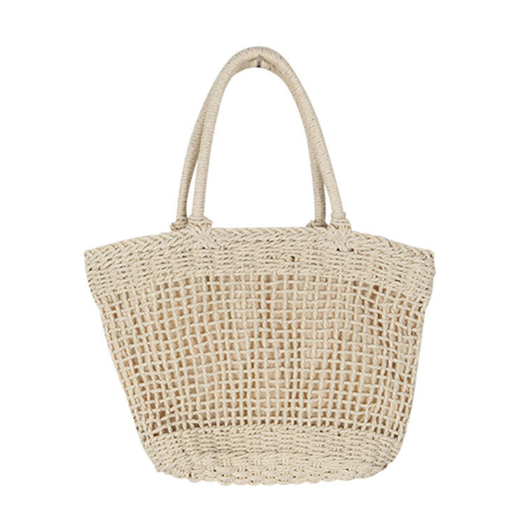 2026 New Straw Bag Rattan Bag Beach Summer Vacation Handheld Shoulder Hyuna Luxury Handbag Handwoven Women's Bag