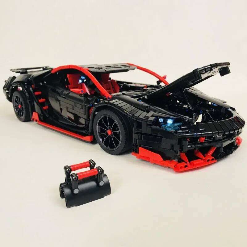 New MOC-12560 Centenario100th Anniversary Edition RC Engine Power Supercar Vehicle Model Buiding Block Bricks Toy Birthday Gifts Z260305
