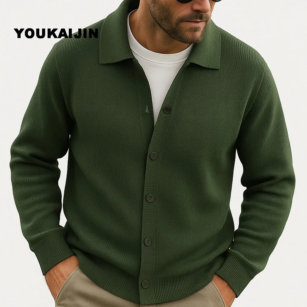 Cardigan for Men Sweater Men Harajuku Patchwork Slim Fit Knitted Sweater Outerwear Coat Womans Fashion Casual Autumn Streetwear 260306