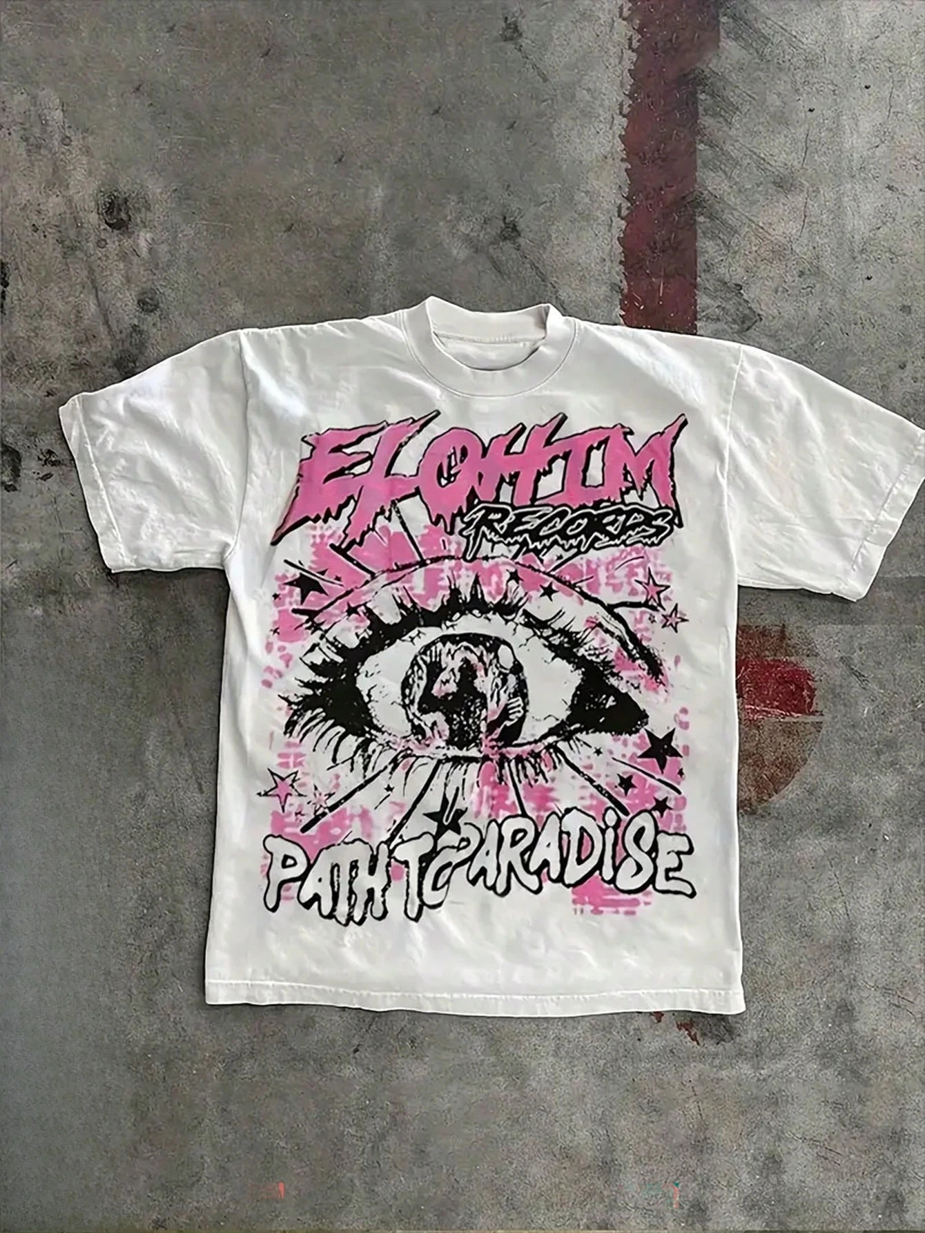 Mens Round Neck Short Sleeved Casual Pure Cotton Print Y2K Style Hand Drawn Unisex Cotton Graphic T Shirts 260303