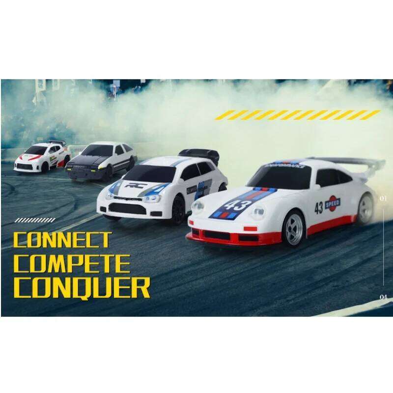 New Toys 1/43 4WD 2.4g RTR Gyro RC Four-wheel Drive Radio Control Mini Racing Drifting Remoted Car High Speed for Boy C260305