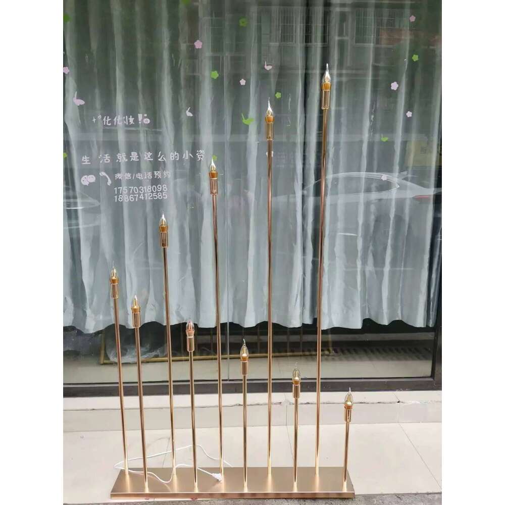 2 Sets! 10 Heads High Quality Metal Electric Candelabra - Wedding/Home Decor Centerpiece XJ260305