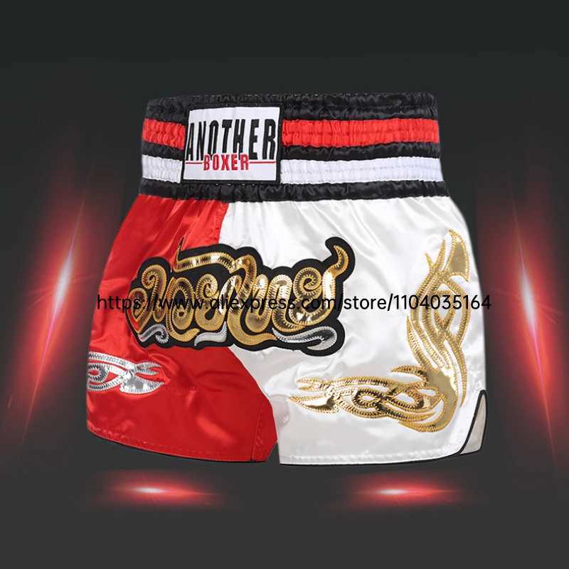 Muay Thai Shorts Thai Boxing Shorts Men Women Child Satin Martial Arts MMA Clothing Thaiboxing Fight Grappling Kickboxing Pants X260306