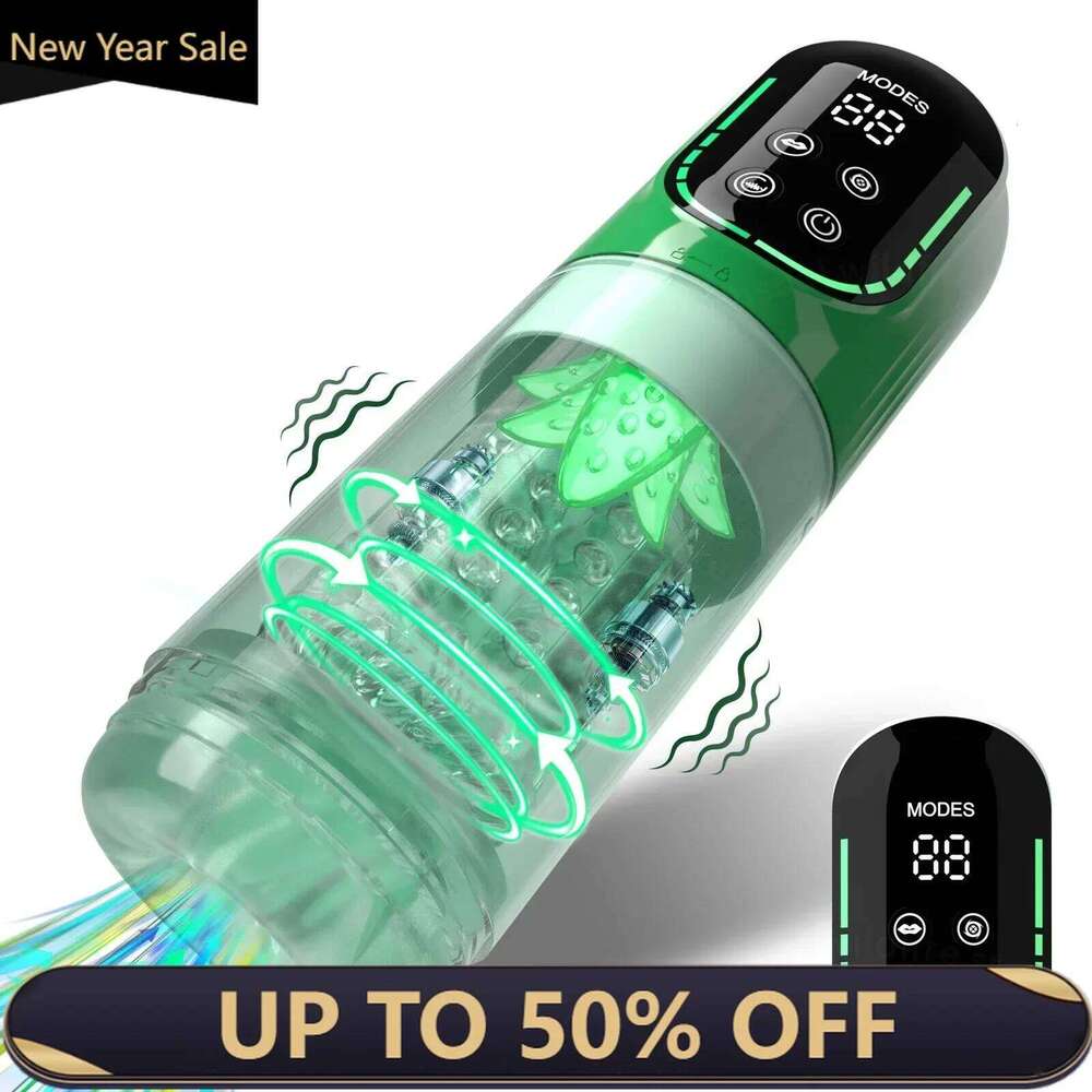 2026 New Automatic Masturbator Penis Pump Toys for Men Pocket Pussy Stroker Male Masturbators with LED Display Sex W260305
