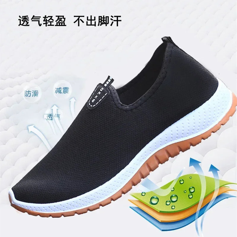 Discover 2026 Mens Leisure Sports Cloth Shoes Mesh Breathable Soft Sole for Running 260227