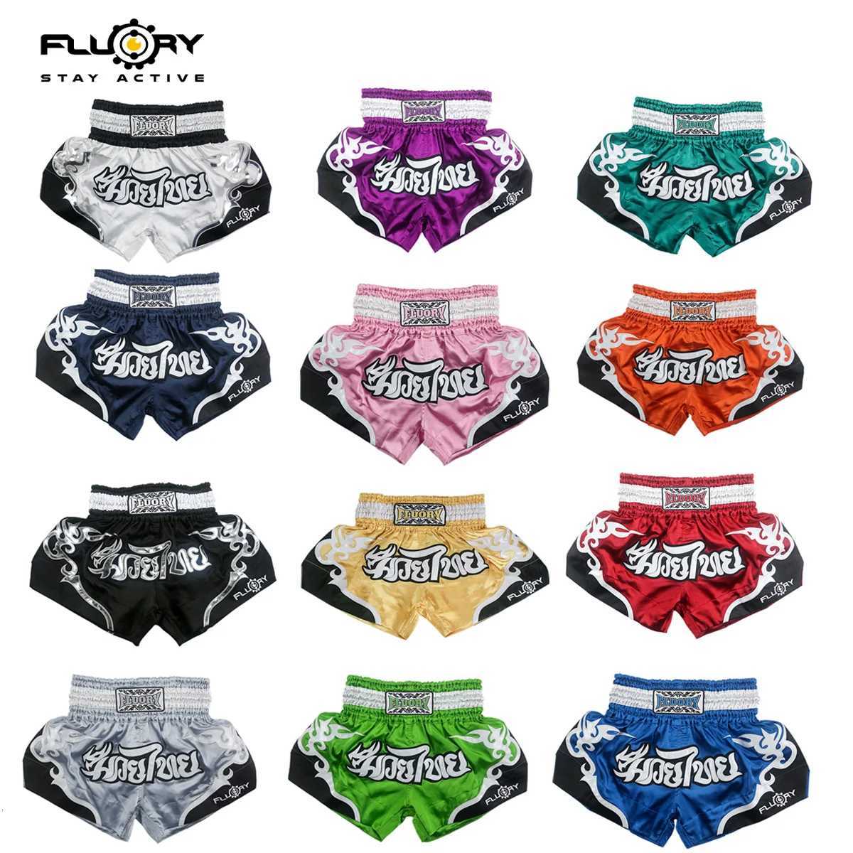 FLOURY Tai Boxing Shorts For Men And Women Martial Arts Training Apparel Boxing Pants With Option Free Shipping MMA Shorts X260306