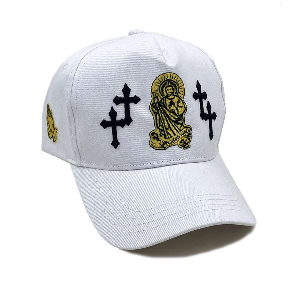 Adjustable Saint Embroidery Baseball Cap Women Breathable Hat for Outdoor Sports & Travel